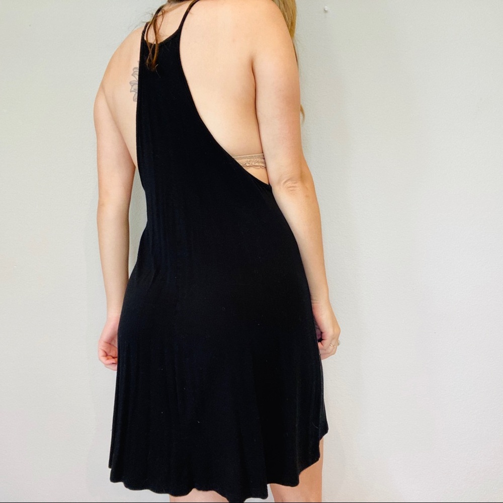 CLEARANCE black flowy tank dress - Picture 7 of 7